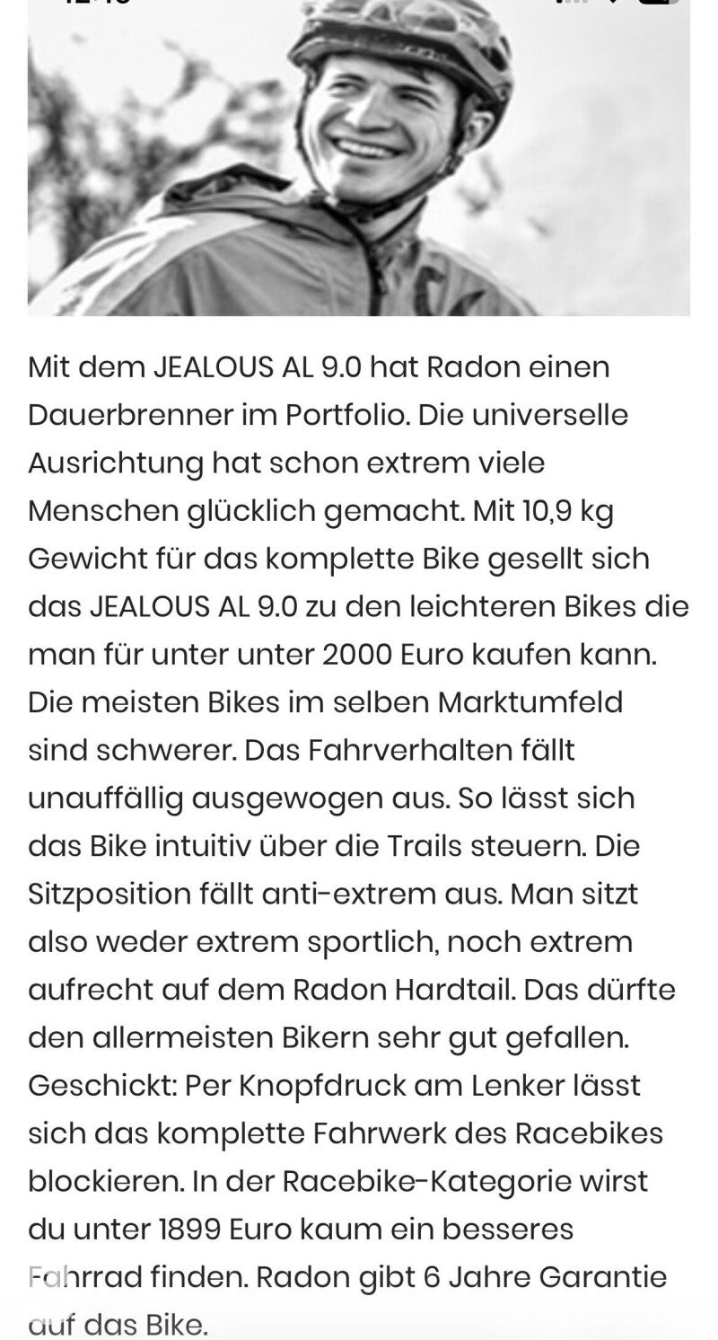 Radon Jeaulos AL 2023