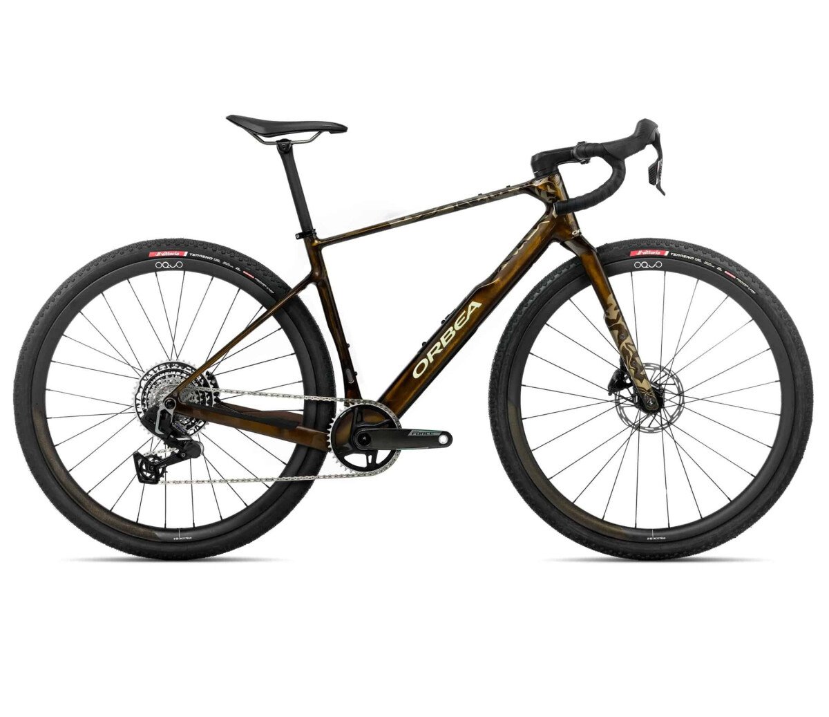 Orbea Terra M21eTEAM 1X caramel carbon view 2026