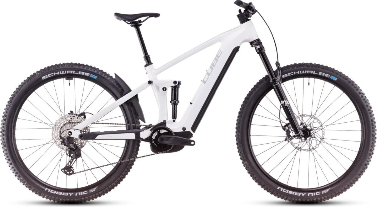 Cube Stereo Hybrid ONE44 EXC 800 metallicwhite´n´black 2025