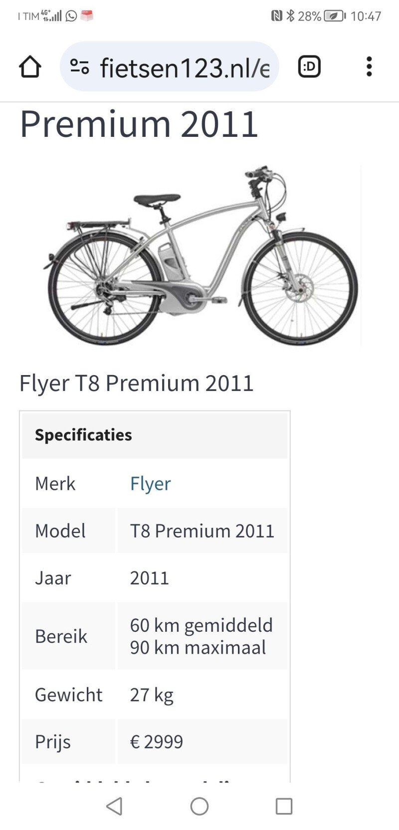 Flyer T8 Premium 2012