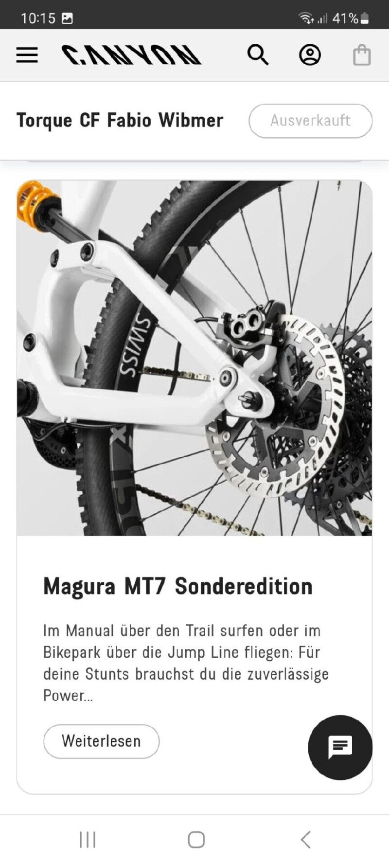 Canyon Torque CF FW Edition 2022