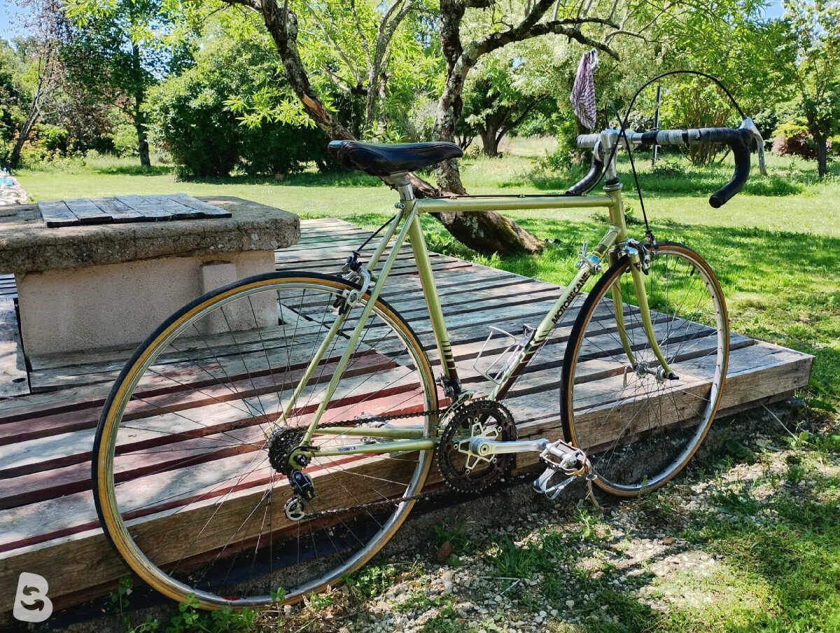 Motobecane 1978 C5 Columbus Frame, Huret Titanium Groupset