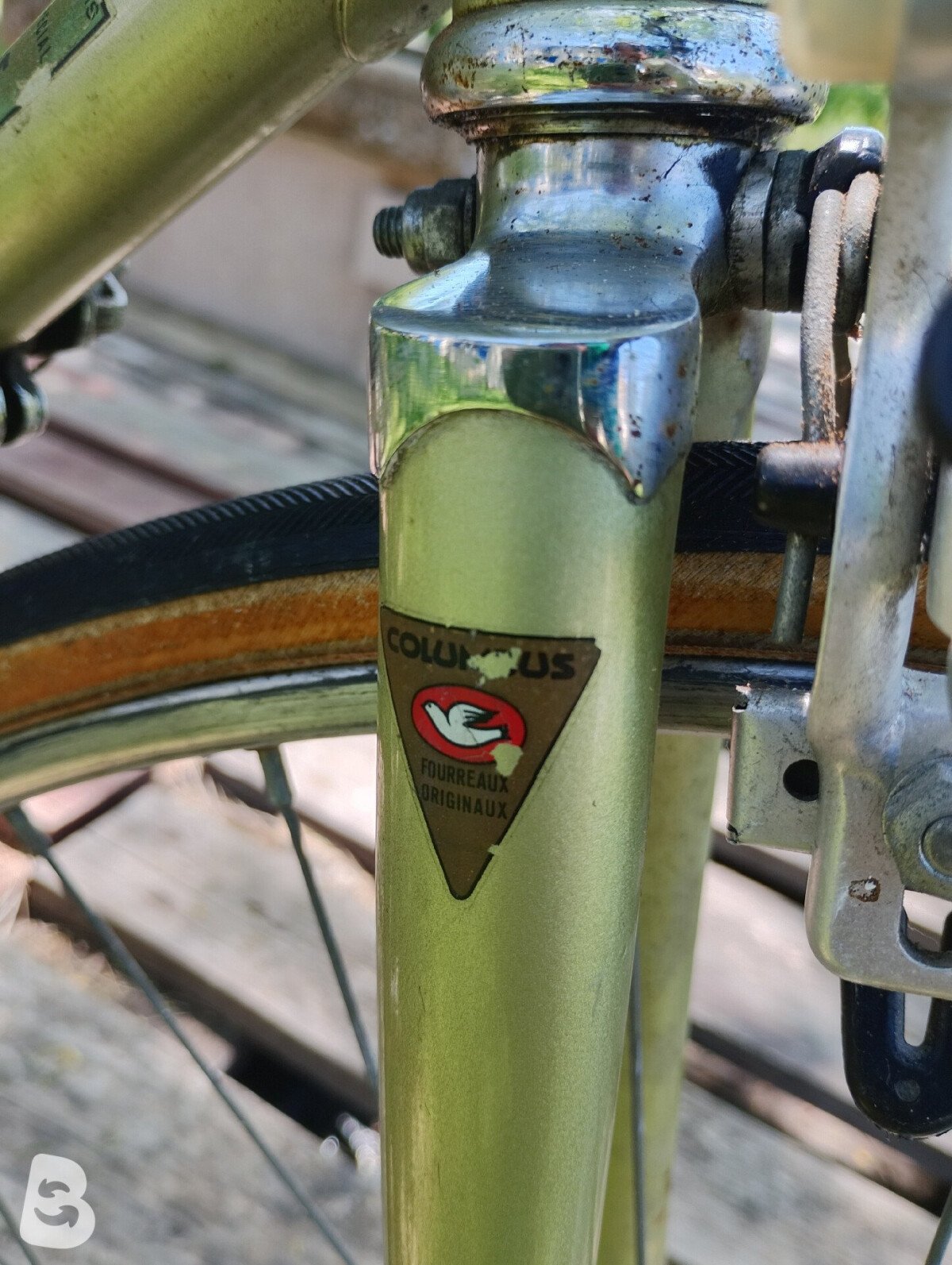 Motobecane 1978 C5 Columbus Frame, Huret Titanium Groupset