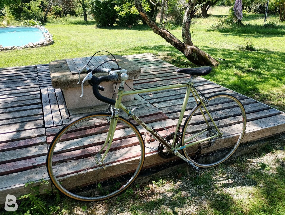 Motobecane 1978 C5 Columbus Frame, Huret Titanium Groupset