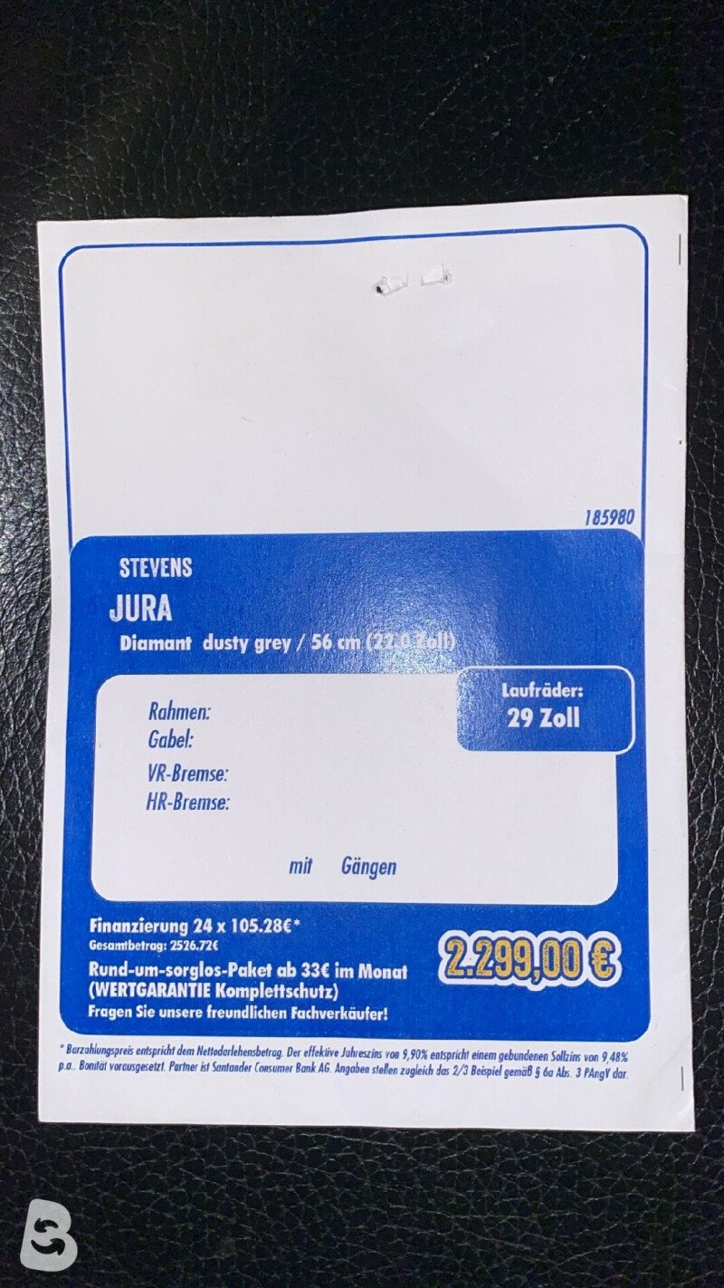 Stevens JURA 29 2019