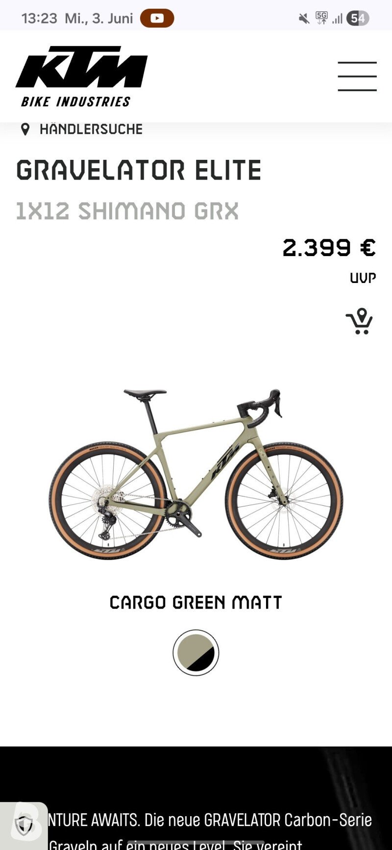 KTM Gravelator Elite 2026