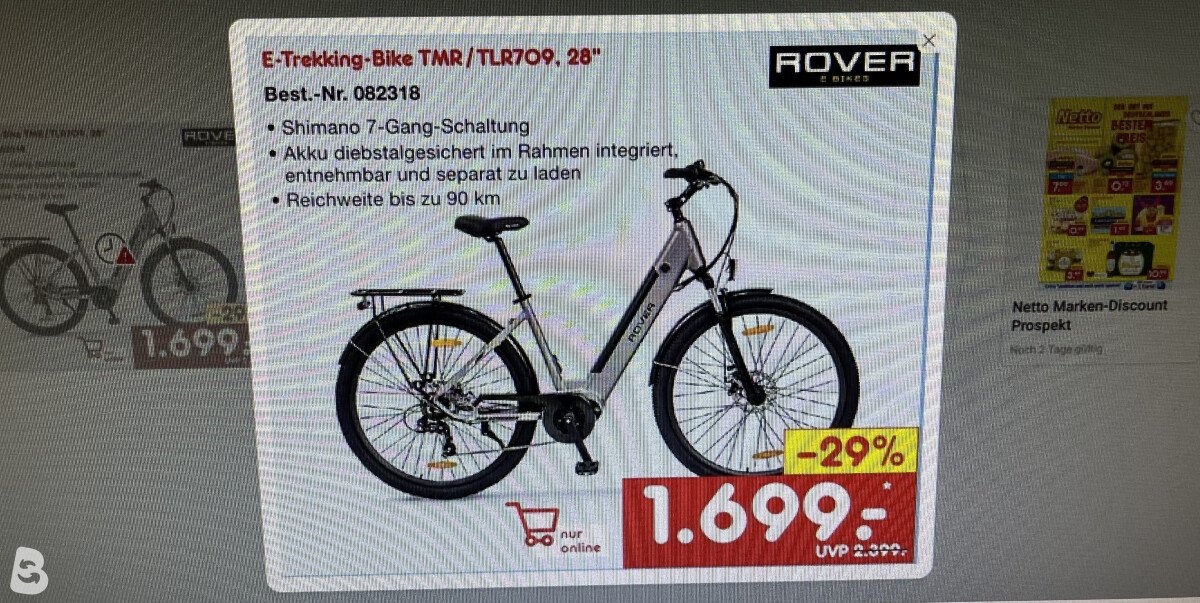 A2B E-Bike Rover TMR 709 NEU