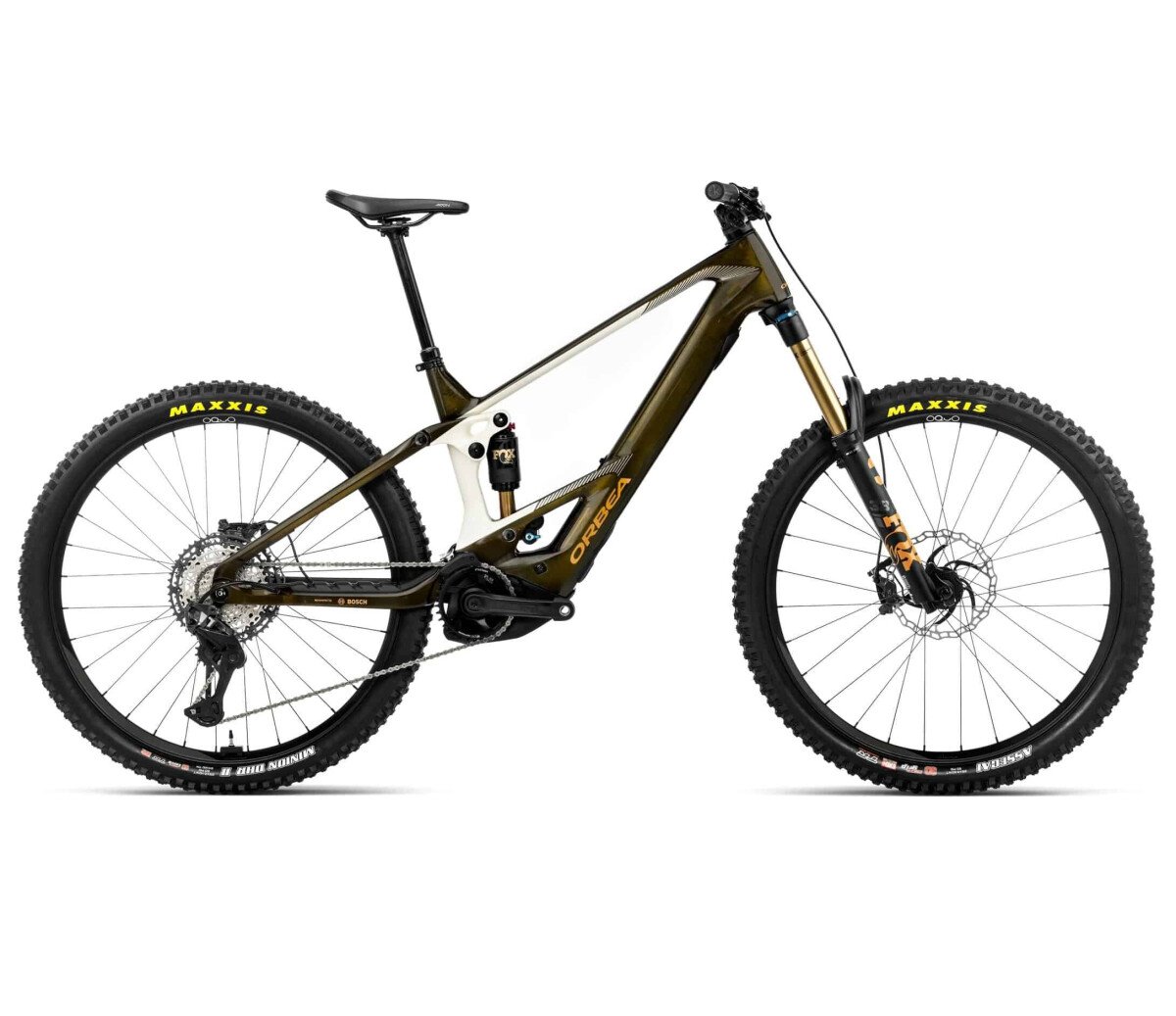 Orbea Wild M-Team caramel carbon view/cream white 2026