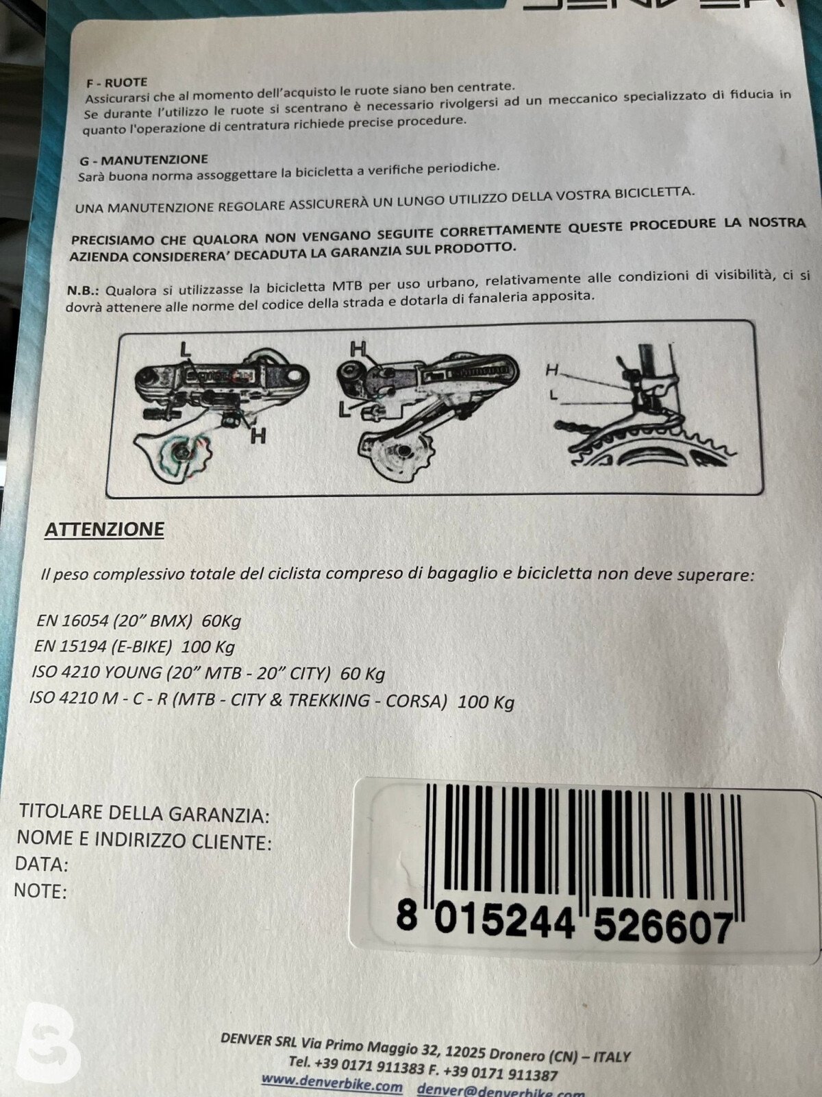 Denver Scrapper ISO 4210-2 M MTB D24 2026