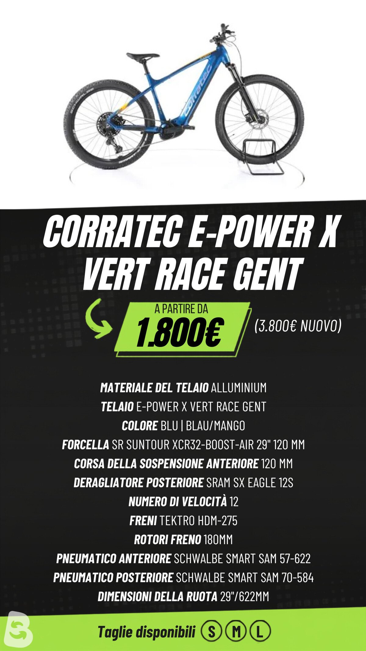 Corratec E-Power X Vert Race Gent 2024