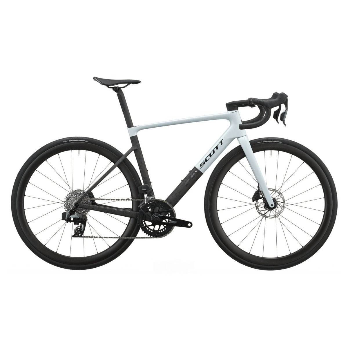 Scott Addict RC 25 cumulus white / carbon black 2027