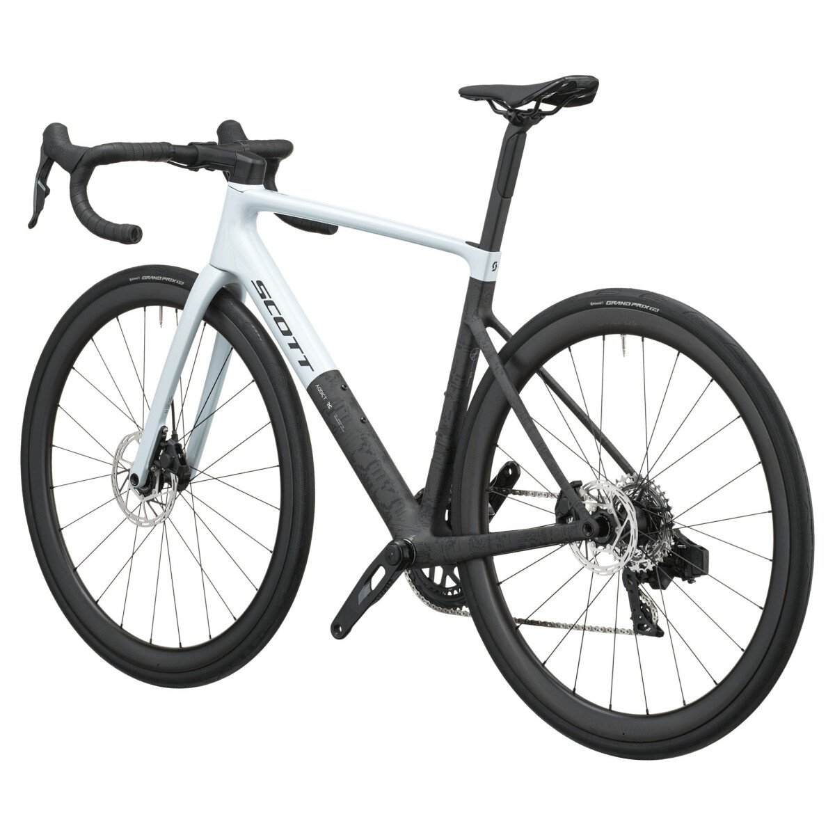 Scott Addict RC 25 cumulus white / carbon black 2027